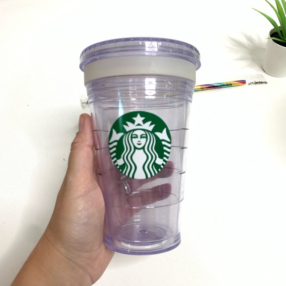 🌵Reusable Starbucks Cup Cold Clear Rainbow Straw - Picture 2 of 4